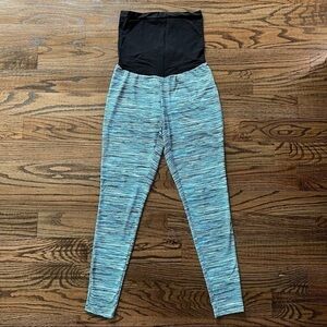 Motherhood Maternity Leggings/Workout Pants Belly Panel